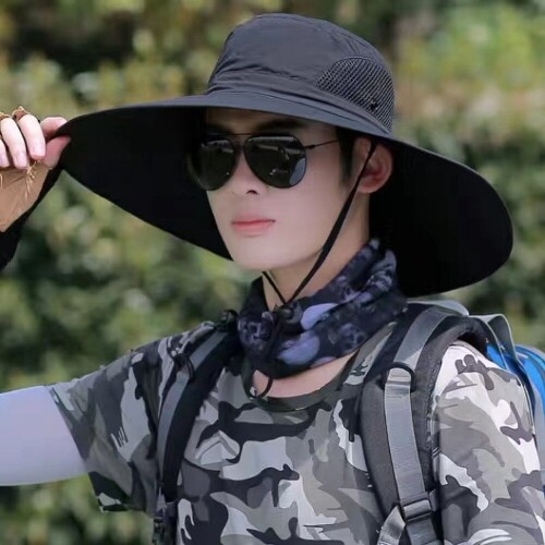 자외선차단 사파리모자 남자 챙넓은 낚시 등산 햇빛차단 여름 모자