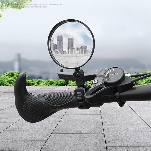 자전거 오토바이 거울 조절형 원형 회전 백미러 KK528