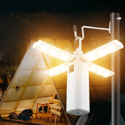 휴대용 충전식 LED 멀티 폴딩 캠핑 조명 랜턴