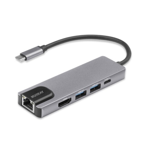머레이 C타입,USB,LAN,HDMI 멀티허브 케이블 [B]